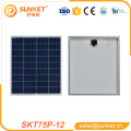 meilleur panneau solaire polycristallin du price75w panneau7575with CE TUV